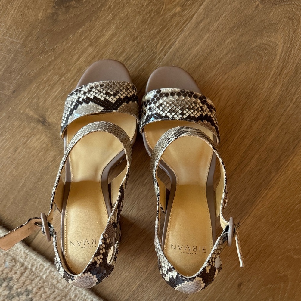 Alexandre Birman Snakeskin Patterned High Heel Sa… - image 5